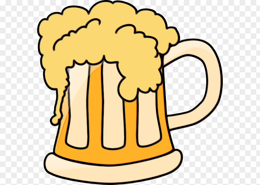 Drinkware Line Art Beer Cartoon PNG