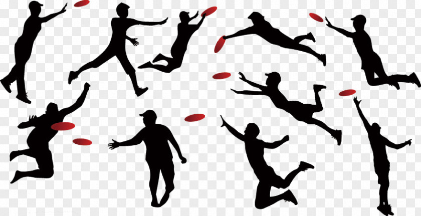 Frisbee Silhouette Clip Art Ultimate PNG