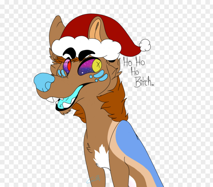 Happy Holidays Dog Horse Snout Clip Art PNG