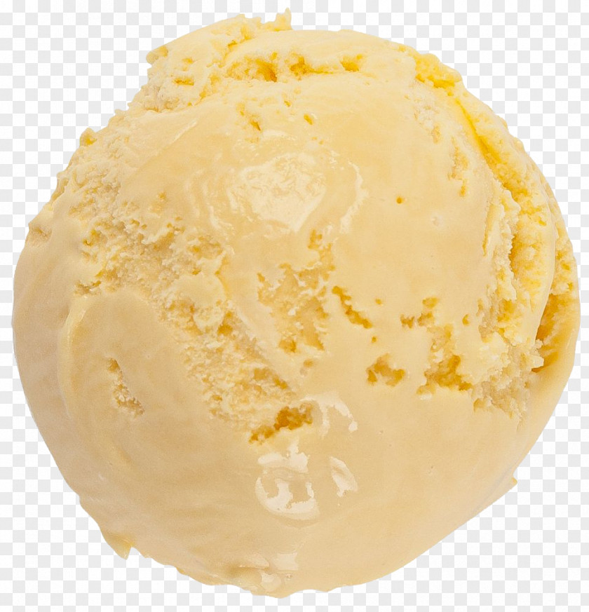 Ice Cream Scoop File Cone Butterscotch PNG