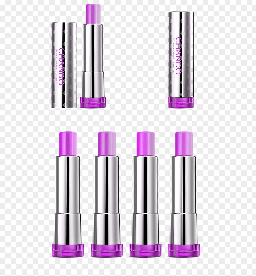 Purple Lipstick Cosmetics Lip Balm Color Make-up PNG