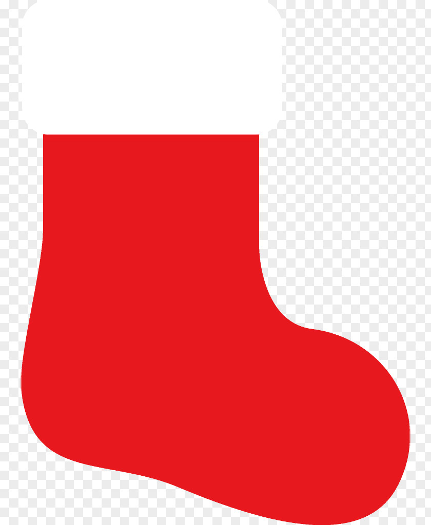 Carmine Shoe Christmas Stocking Socks PNG