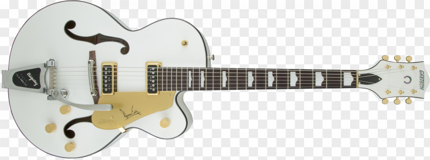 Electric Guitar Acoustic-electric Gretsch White Falcon PNG