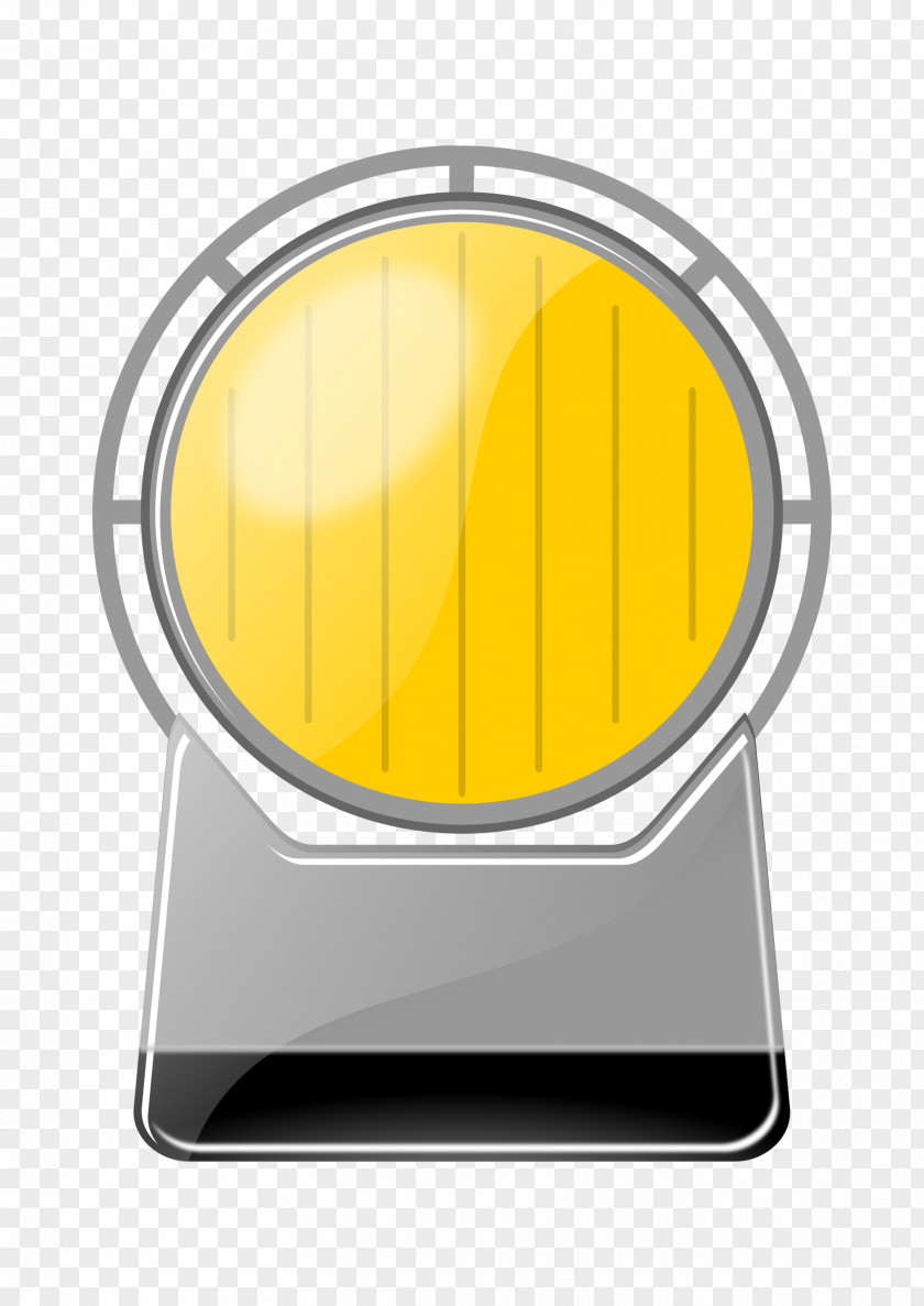 Flashlight Traffic Light Yellow Clip Art PNG