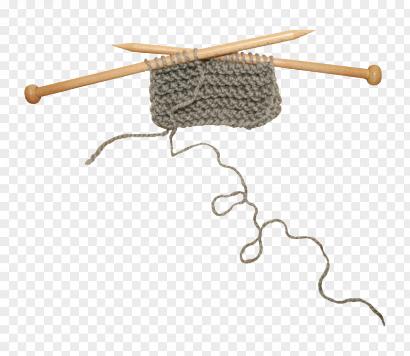 Knitted Streamer Knitting Needles Hand-Sewing Yarn PNG