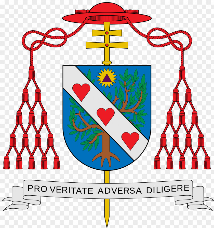 Martini Coat Of Arms His Eminence Cardinal Consecrator Bishop PNG