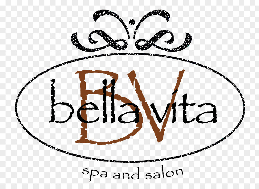 Massage Salon Calligraphy Font Illustration Logo Design PNG