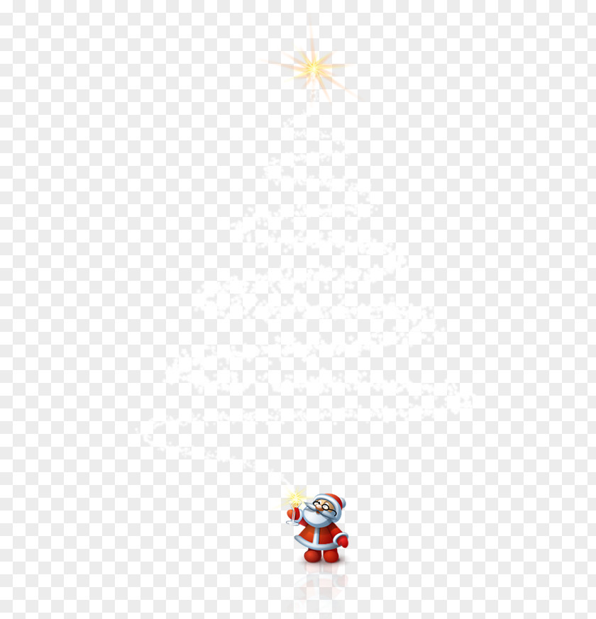 Christmas Aura Santa Claus Yellow Pattern PNG