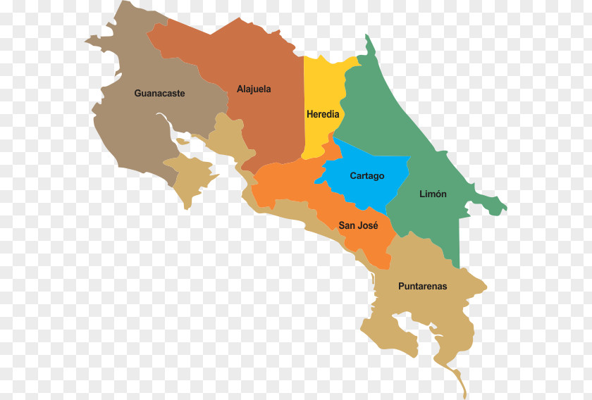 Costa Rica Map University Of Rican General Election, 1998 2002 Royalty-free PNG