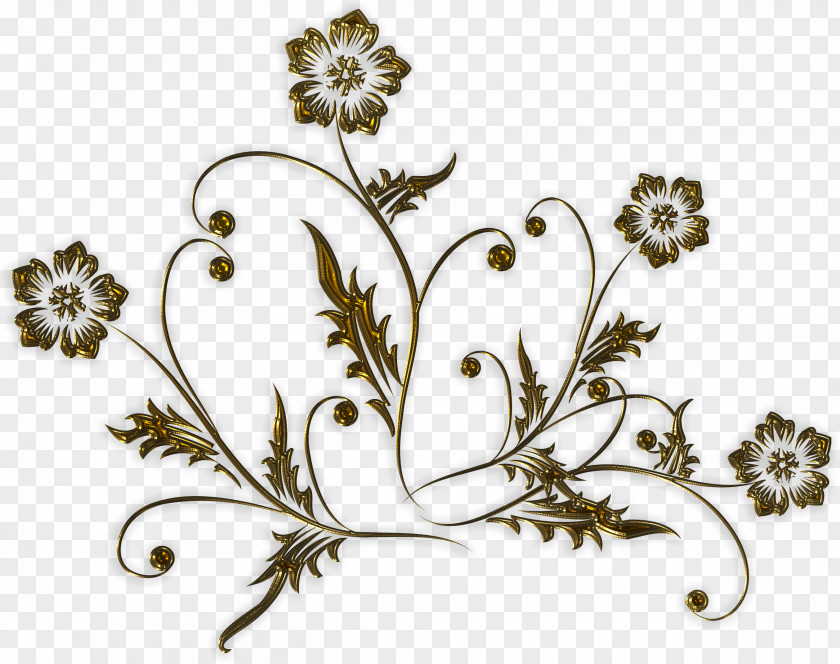 Elements Flower Text Floral Design PNG