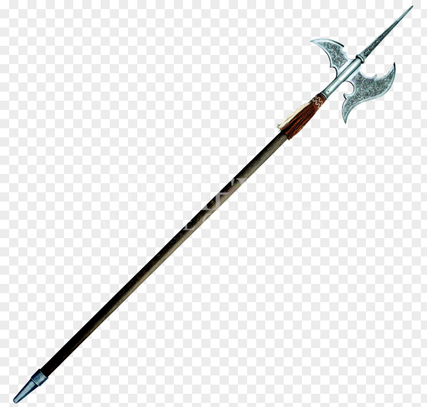 Halberd Transparent Bardiche Weapon Spear PNG