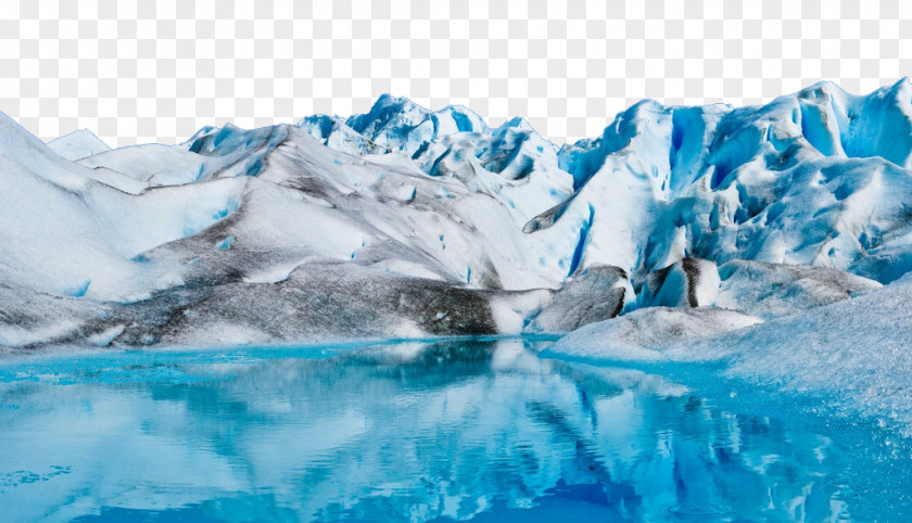 Iceberg Upsala Glacier Argentino Lake Antarctic PNG