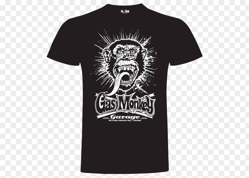 T-shirt Gas Monkey Bar N' Grill Clothing Sizes PNG