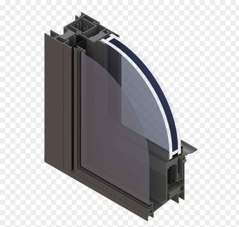 Aluminum Window Product Design Angle PNG
