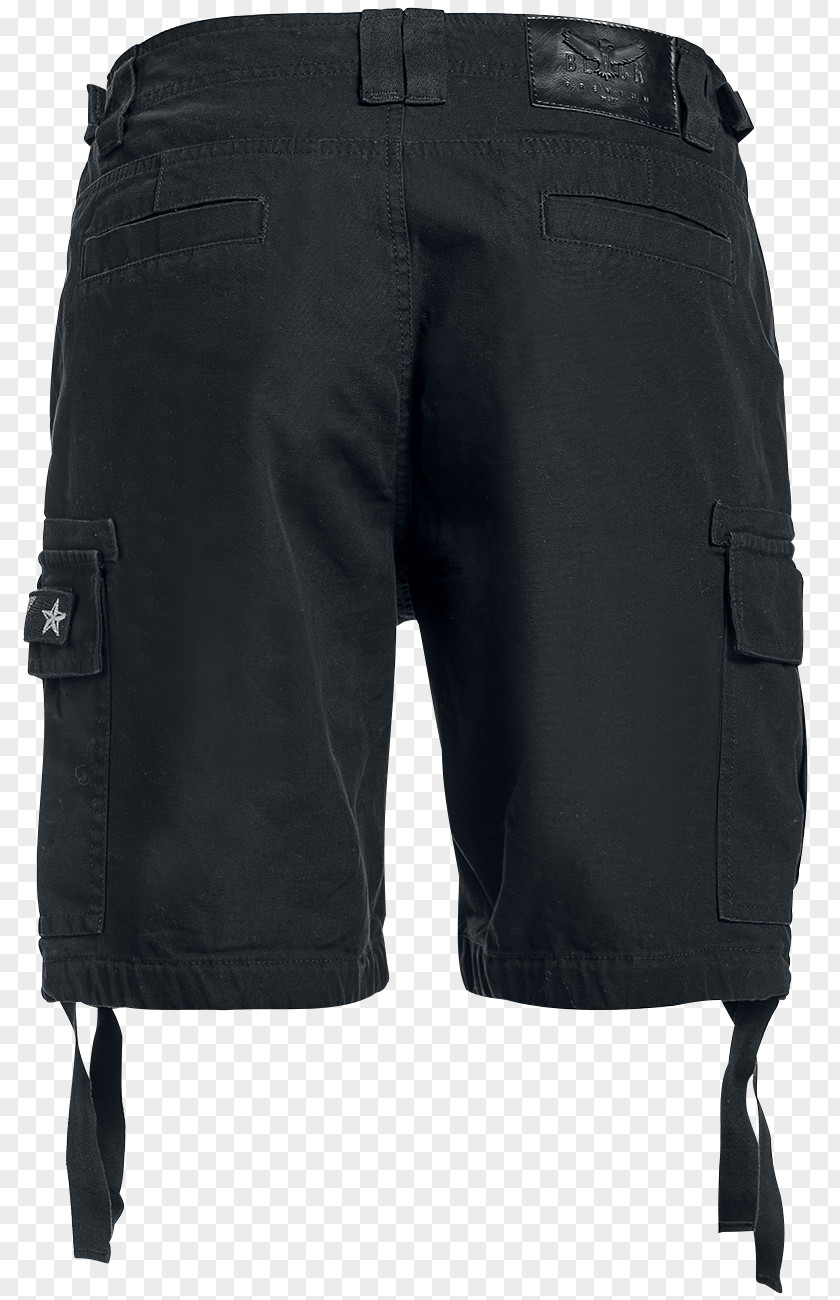 Bermuda Shorts Pants Black M PNG
