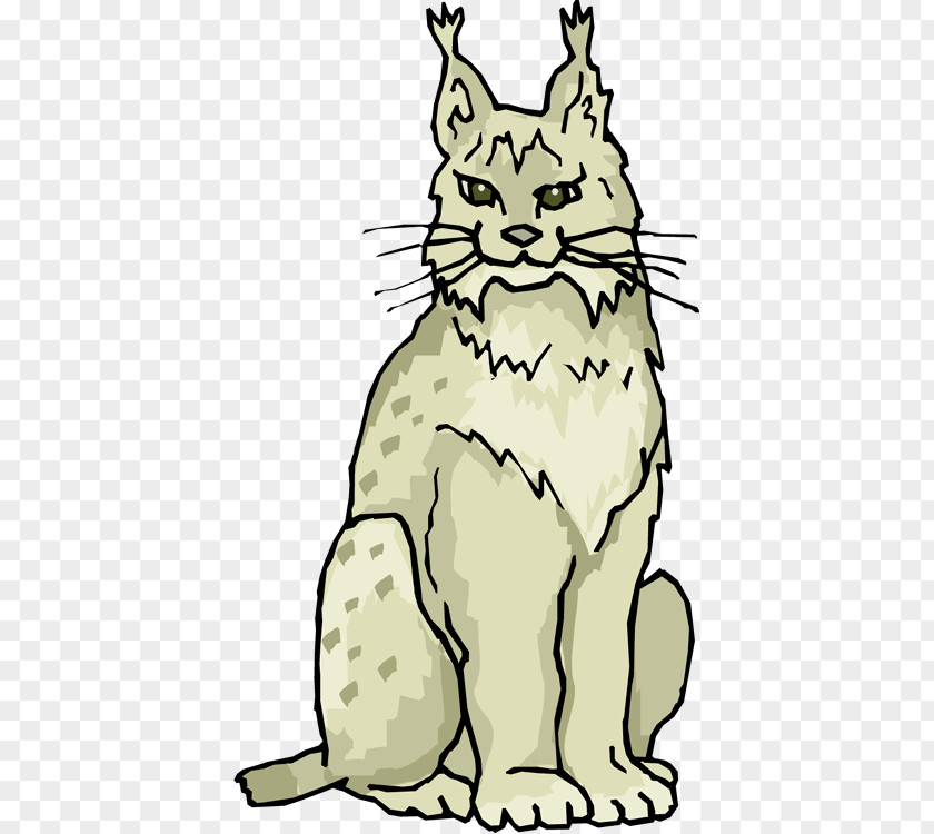 Lynx Cliparts Eurasian Whiskers Bobcat Clip Art PNG