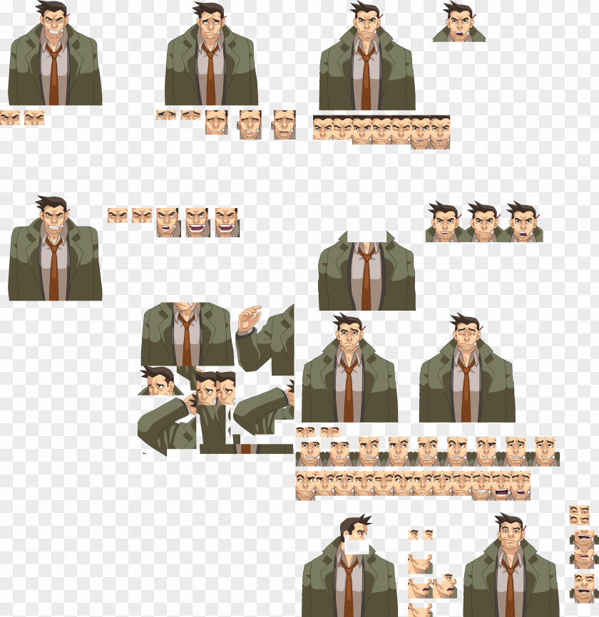 Sprite Apollo Justice: Ace Attorney Phoenix Wright: − Dual Destinies Miles Edgeworth PNG