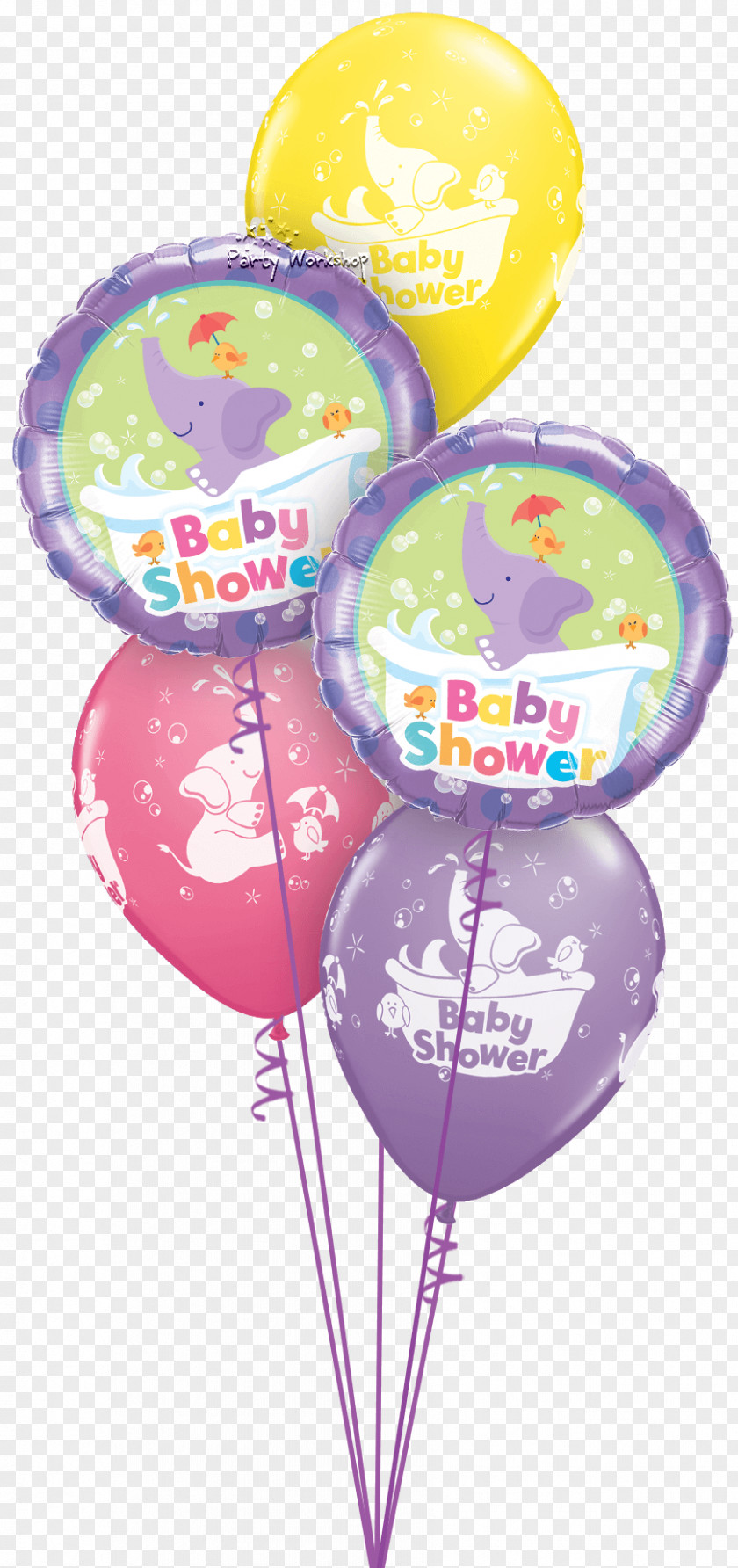 Balloon Baby Shower Party Birthday Flower Bouquet PNG