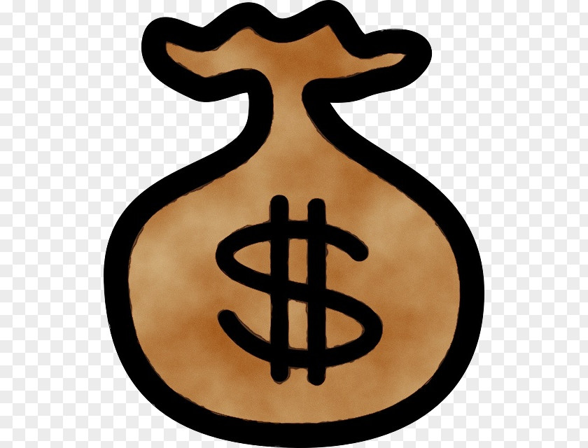 Cross Sign Money Bag PNG