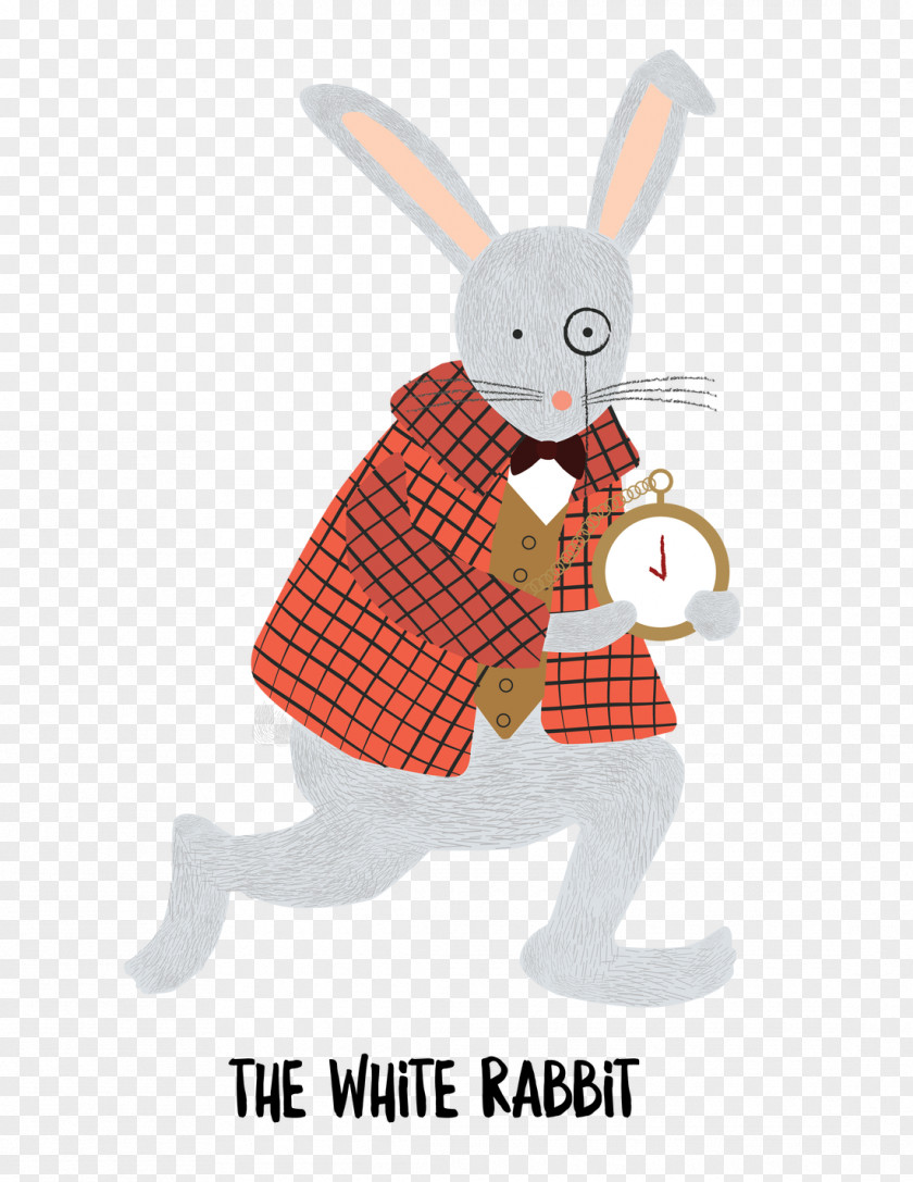 Rabbit White Easter Bunny Alice's Adventures In Wonderland Hare PNG