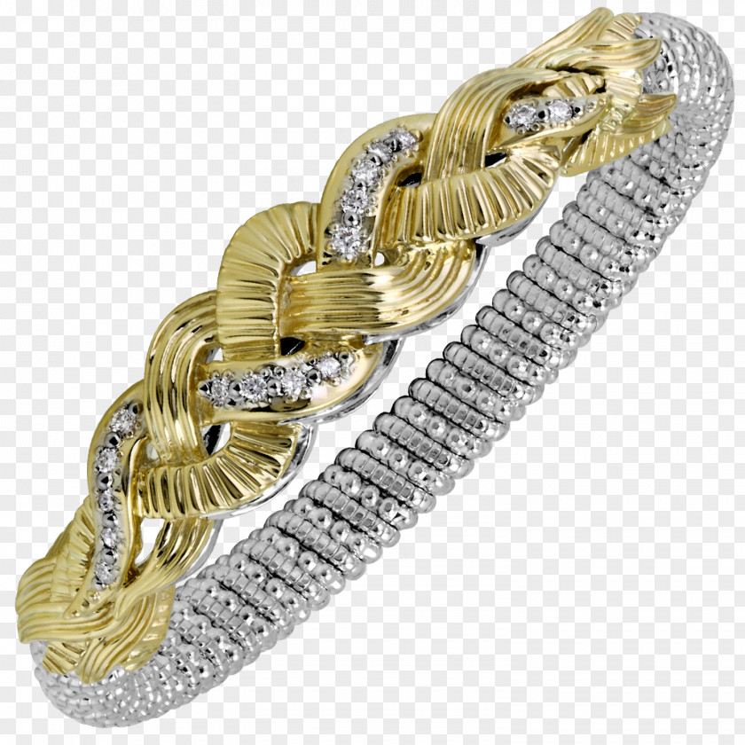Silver Bangle Bracelet Bling-bling Diamond PNG