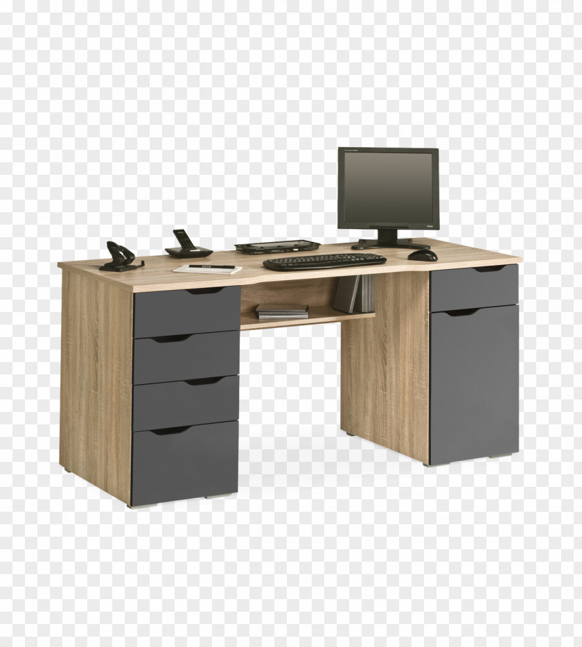 Under Cut Salon Computer Desk Office & Chairs Drawer PNG