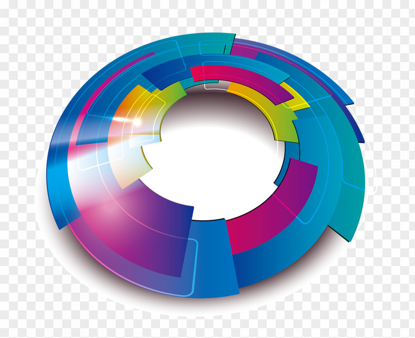 Color Ring Vector Material Circle Technology CorelDRAW PNG
