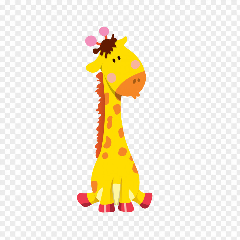 Giraffe Cuteness Drawing Clip Art PNG