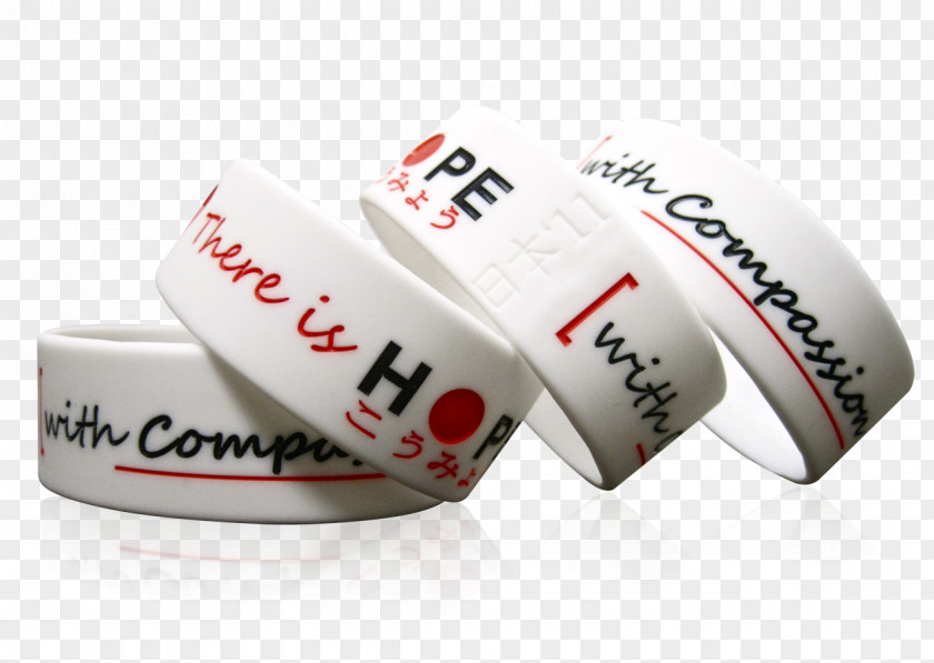 Red Cross Helping People Tsunami Product Design Wristband Font PNG
