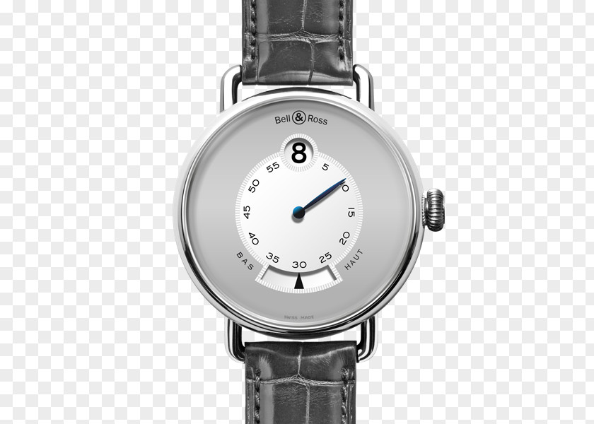 Watch Automatic Bell & Ross Strap Platinum PNG