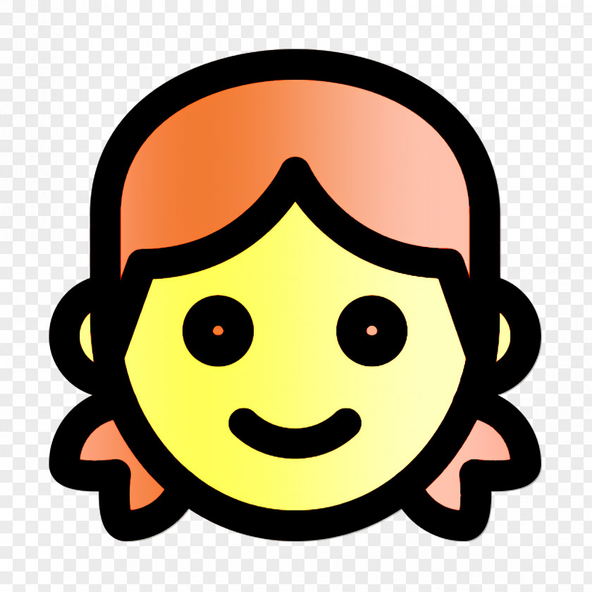 Girl Icon Smiley And People Emoji PNG