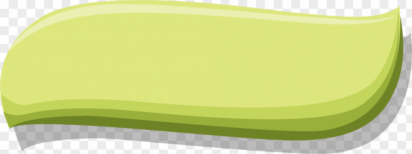Green Simple Curved Toothpaste Furniture Angle PNG