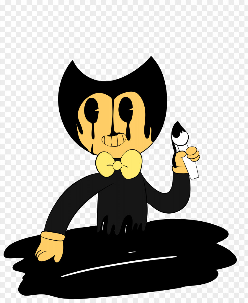 Ink .zip Bendy And The Machine Drawing DeviantArt PNG