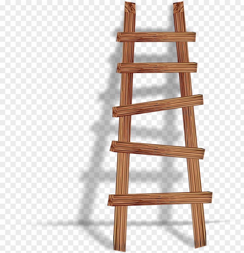 Ladder Wood Furniture Shelf Shelving PNG