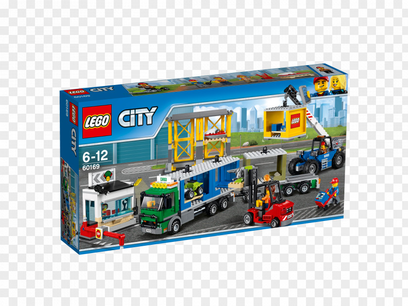 Lego City LEGO 60169 Cargo Terminal Toy 60182 Pickup & Caravan PNG