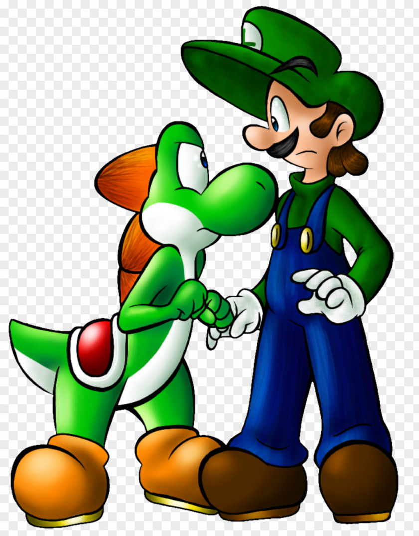 Luigi Mario & Yoshi Super Bros. 3 Drawing Art PNG