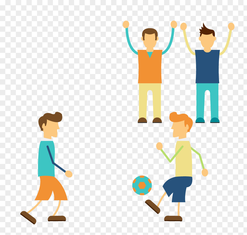 Playing Football And Cheering Man Group Regular Irregular Verbs Epxe4sxe4xe4nnxf6llinen Verbi Clip Art PNG