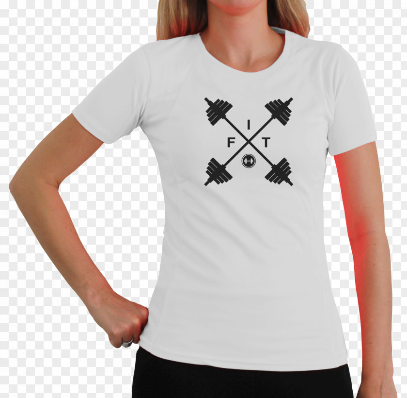 T-shirt Shoulder Sleeve Dumbbell Font PNG