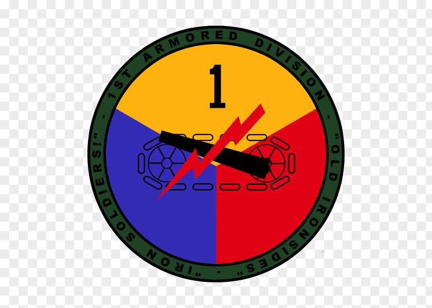 1st Armored Division 2nd United States Army Of America PNG