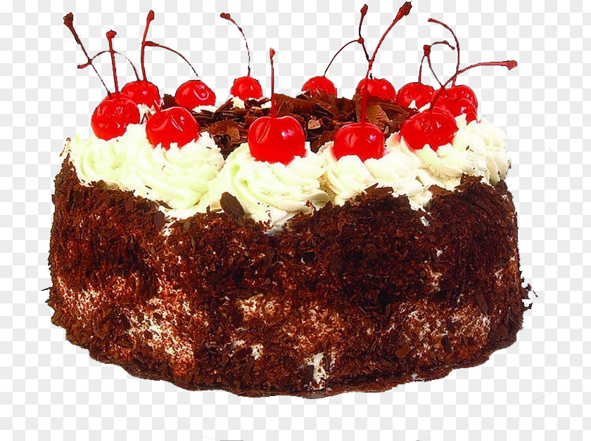 Black Forest Cake Gateau Chocolate Bakery Fruitcake Birthday PNG