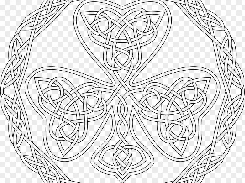 Child Celtic Knot Coloring Book Art Mandala PNG