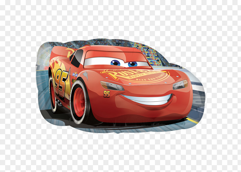 Homero Lightning McQueen Mater Mylar Balloon Cars PNG