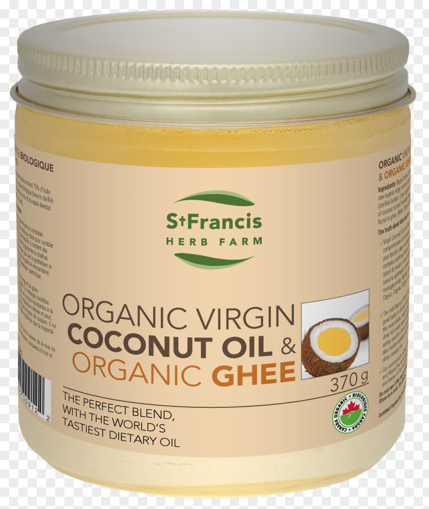 Natural Coconut Oil Organic Food Ghee Herb PNG