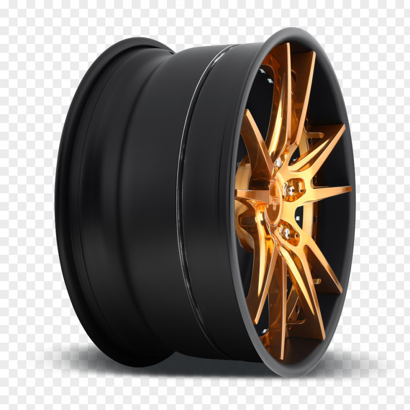 Over Wheels Alloy Wheel Copper Rim Custom PNG