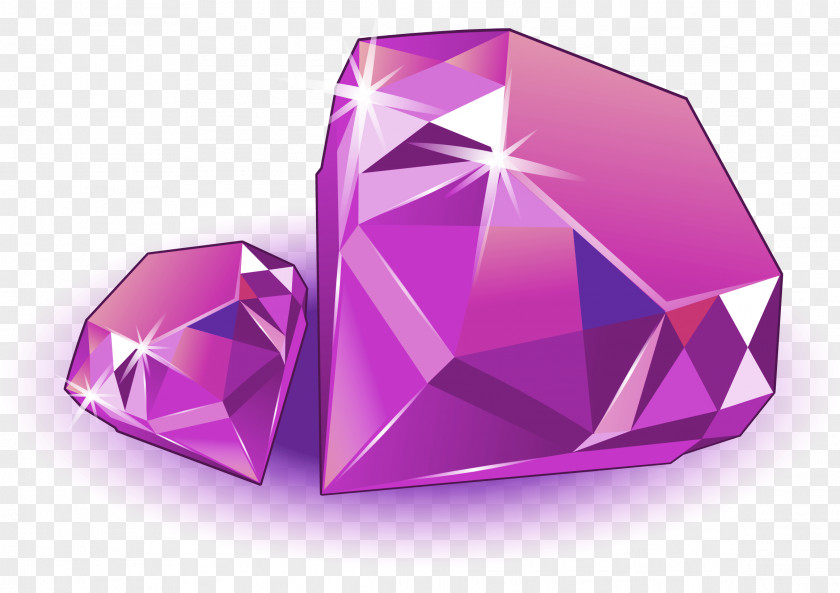 Purple Simple Diamond Decoration Pattern Avatar Clip Art PNG
