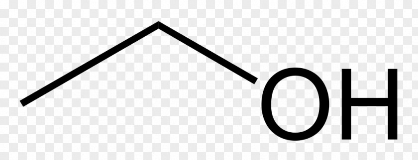C2 Ethanol Structure Structural Formula Alcoholic Drink Skeletal PNG