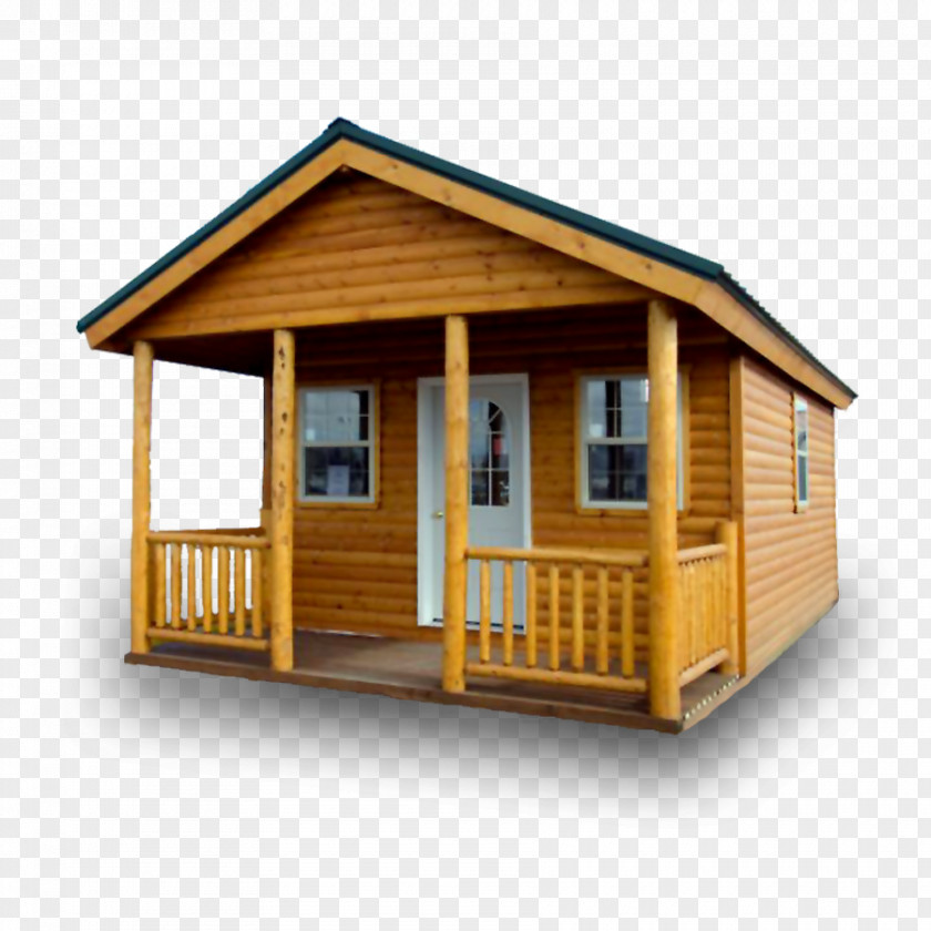 Cabin Log Cottage House PNG