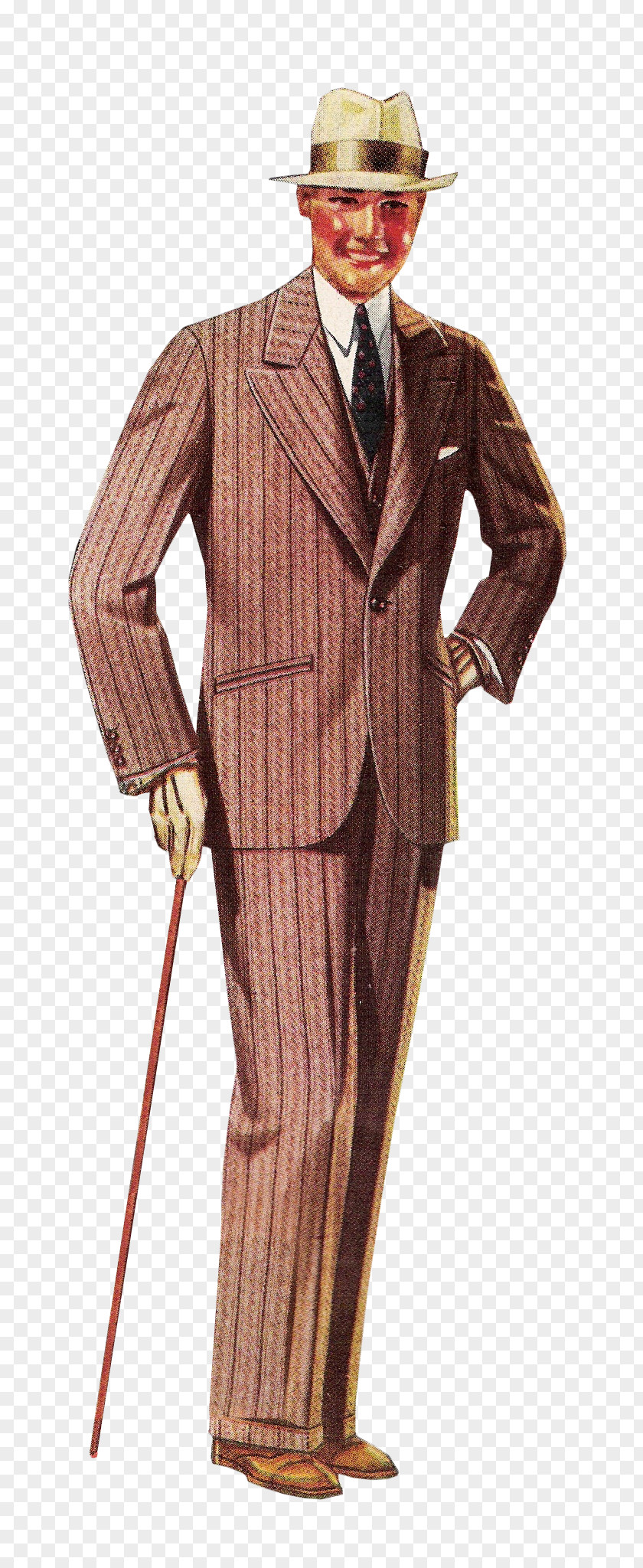 Gatsby 1920s 1940s 1930s Suit Fashion PNG