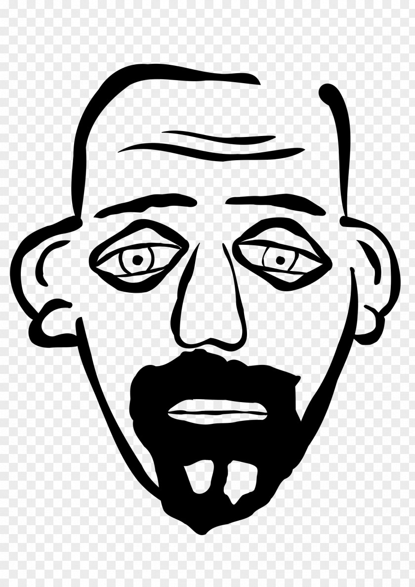 Guys Beard Hair Loss Goatee Clip Art PNG