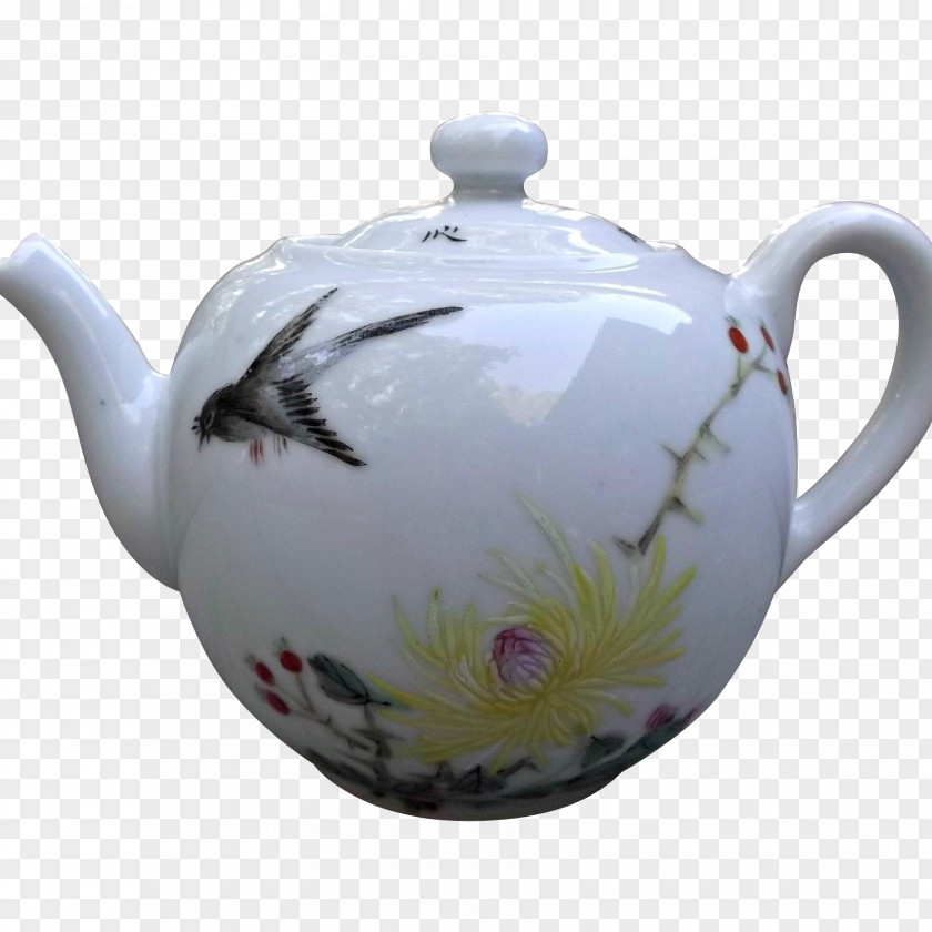 Kettle Teapot Ceramic Tableware Porcelain PNG
